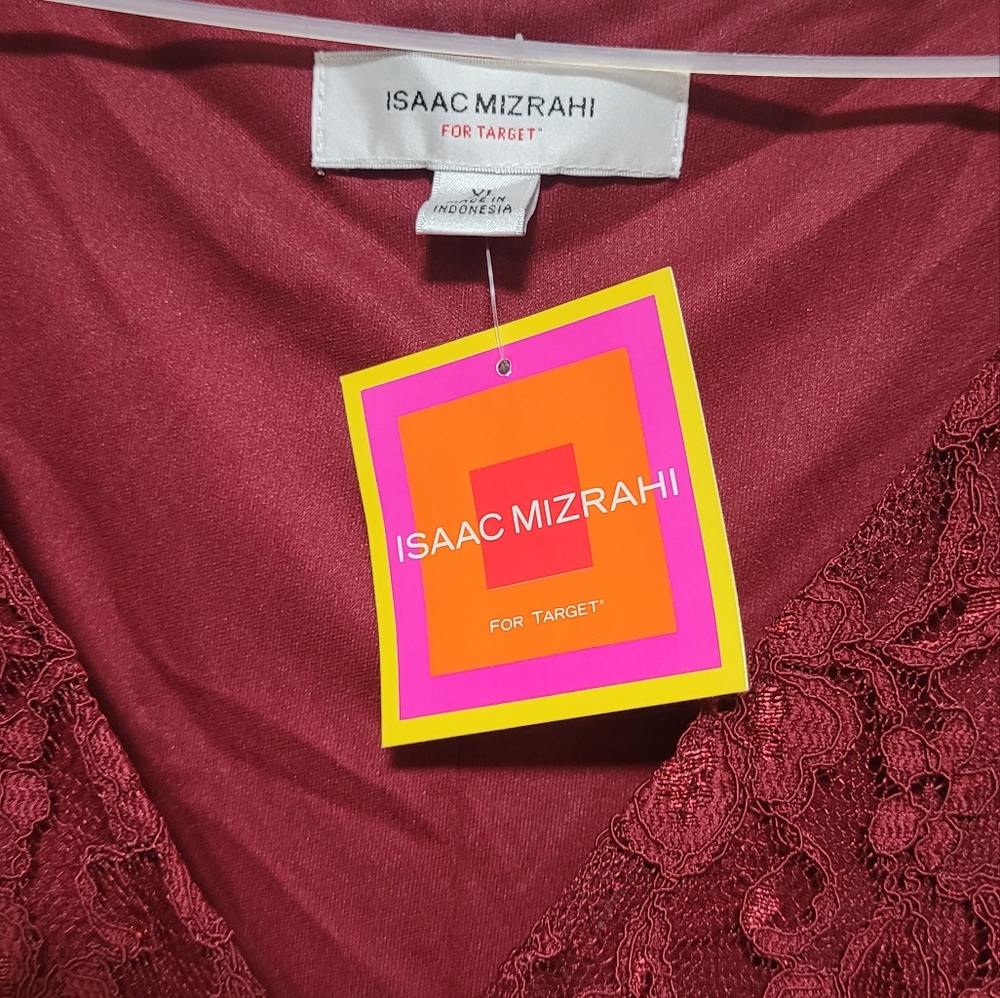 NWT/ ISAAC MIZRAHI LACE DRESS - Picture 5 of 6